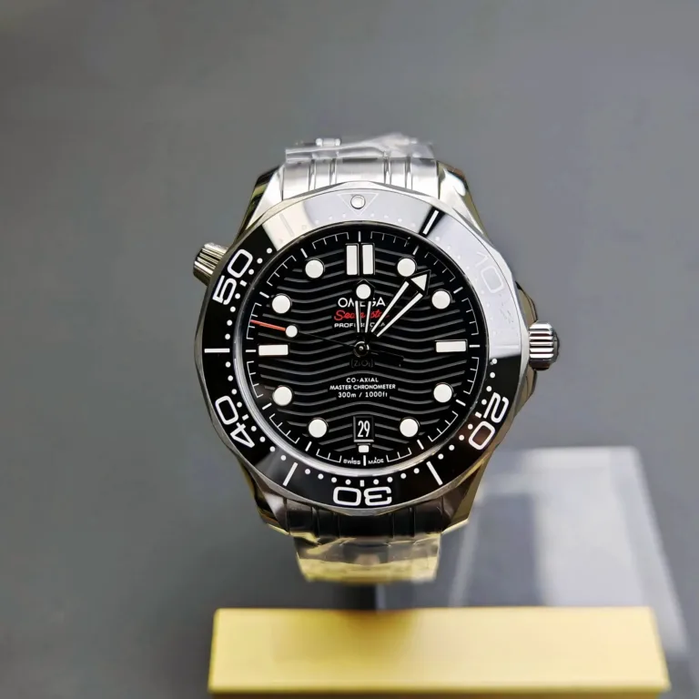 Swiss 8800 Movement detail in Omega Seamaster Diver 300M 210.30.42.20.01.001 Replica
