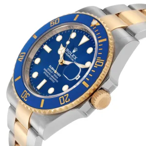 Side view of Rolex Submariner Date 126613LB Super Clone with 41mm case