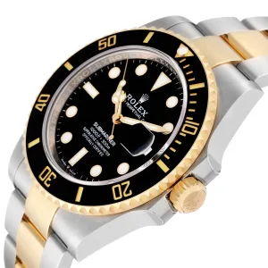 Side view of Rolex Submariner Date 126613LN Super Clone with 41mm case