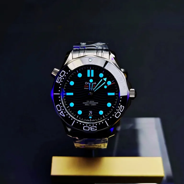 Swiss 8800 Movement detail in Omega Seamaster Diver 300M 210.30.42.20.01.001 Replica