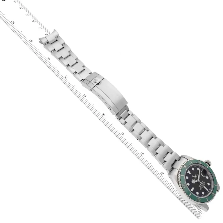 Side view of Rolex Submariner 126610LV Super Clone with 41mm case