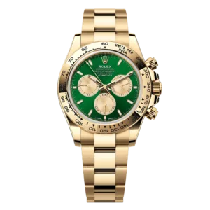 Rolex Daytona 40MM 126508 Black Green Glod