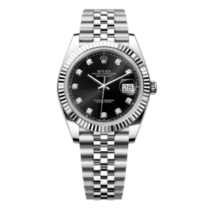 Rolex DateJust 41MM 126334 Diamond Black/Grey/Blue