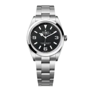 Rolex Explorer Oyster 124270 Black Dial Super Clone 1:1 Replica Watch 36MM -【VSF】Custom Integrated Cal.3230 Movement