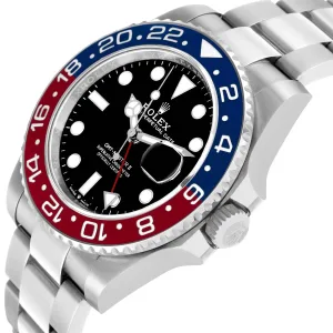 Side view of Rolex GMT-Master II Oyster 126710BLRO Super Clone with 40mm case