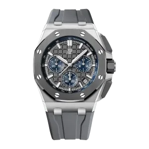 Audemars Piguet Royal Oak Offshore 26420IO.OO.A009CA.01 Selfwinding Chronograph Titanium Grey Dial Super Clone 1:1 Replica Watch 43MM -【APSF】Cal.4401 Movement