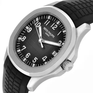 Side view of Patek Philippe Aquanaut 5167A-001 Super Clone with 40.8mm case