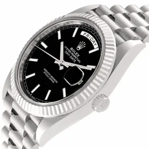 Side view of Rolex Day Date 228236 Super Clone with 40mm case