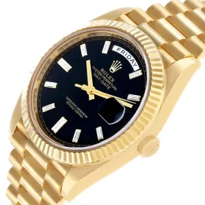 Side view of Rolex Day Date 228238 Super Clone with 40mm case
