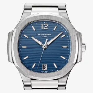 Side view of Patek Philippe Nautilus 7118/1A-001 Super Clone with 35.2mm case