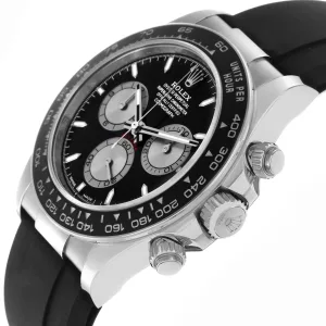 Side view of Rolex Daytona 126519LN Super Clone with 40mm case