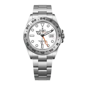 Rolex Explorer II Oyster 226570 White Polar Dial Super Clone 1:1 Replica Watch 42MM -【VSF】Custom Integrated Cal.3285 Movement