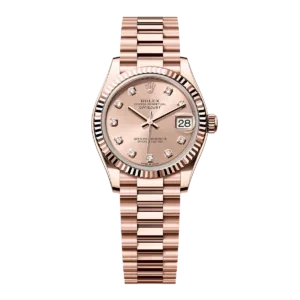 Rolex President Datejust Midsize Rose Gold Diamond Ladies Watch 278275 Super Clone 1:1 Replica Watch 31MM -【GMF】Custom Cal.2236 Movement